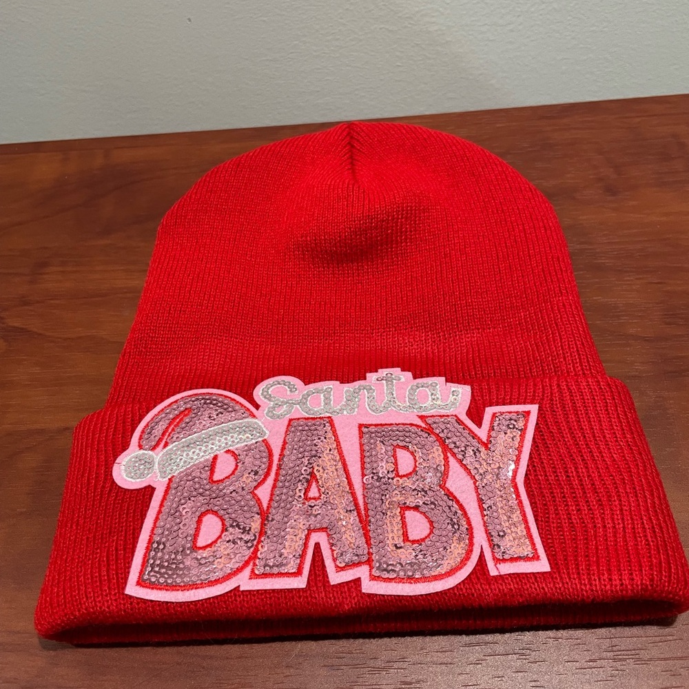 Red Santa Baby Beanie